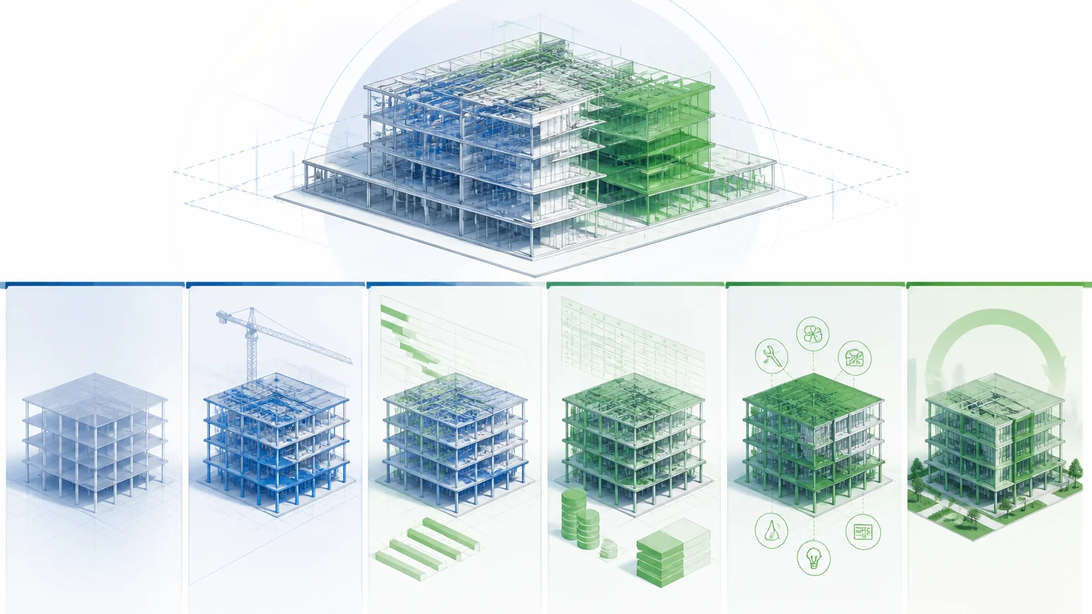 Уровни детализации LOD и размерности BIM